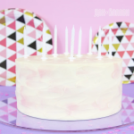 Свечи Сверкающий глиттер, Белый, с блестками, 0,5*6 + 1 см, 24 шт. с держат., 6214512