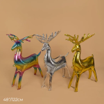 Шар (48''/122 см) Фигура 3D, Олень, Радужный, Градиент, 1 шт. в уп., 21969