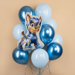 Шар (24''/61 см) Фигура, Щенячий патруль, Гончик Чейз, 1 шт., L238WH