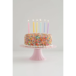 Свечи Зефирная серия, Нежные цвета, Макарунс, 0,8*7,5 + 2,5 см, 6 шт. с держат., 802943