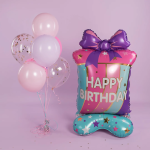 Шар (59''/150 см) Фигура на подставке, Подарок на День Рождения, 1 шт. в уп., 24861