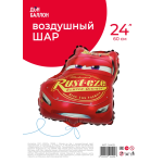 Шар (24''/61 см) Фигура, Гоночная машинка, 1 шт. в уп., 24425