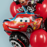 Шар (28''/71 см) Фигура, Гоночная машинка, 1 шт. в уп., 24049