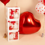 Шар (32''/81 см) Сердце, Красный, Металлик, 1 шт. в уп., 23911P