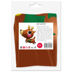 Шар с клапаном (14''/36 см) Мини-фигура, Новогодний олененок, 5 шт. в уп., 23138P5