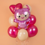 Шар (34''/86 см) Фигура, Маленький чертенок, Розовый, 1 шт., 901903RS