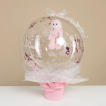 Шар (30''/76 см) Сфера, Deco Bubble, широкий клапан, Прозрачный, Кристалл, 5 шт. в уп., 551030