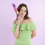 Пневмохлопушка (12/30 см), Макарунс, Круги тишью, Ассорти, 1 шт., 723034