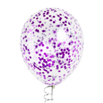 Конфетти фольга Круг, Фиолетовый, Металлик, 1 см, 50 г., 6015213