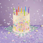 Свечи Яркий микс, 0,5*10 см, 12 шт., 622186