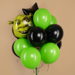 Шар (21''/53 см) Фигура, Зеленый Огр, 1 шт., 26018