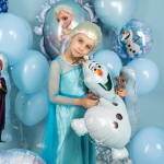 Шар (34''/86 см) Фигура, Зеркало, Холодное сердце, Эльза и Анна, 1 шт., 555090