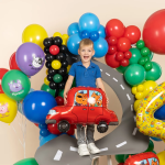 Шар (30''/76 см) Фигура, Три Кота, Автомобиль, 1 шт. в уп., 401115