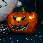 Шар 3D (49''/124 см) Фигура на подставке, Привидение с тыквой, 1 шт. в уп., 24359