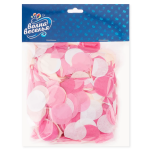Конфетти тишью Круг, Розовый микс, 2,5 см, 50 г., 6014345
