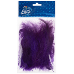 Перья, Премиум, Фиолетовый, 12-15 см, 30 шт., 6015517