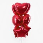 Шар (18''/46 см) Сердце, Красный, 1 шт., 201500R