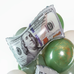 Шар (26''/66 см) Фигура, Деньги, 100 долларов, 1 шт. в уп., 26606