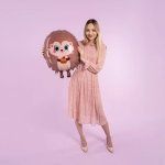 Шар (31''/79 см) Фигура, Ежик с кексиком, 1 шт. в уп., 26200