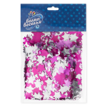 Конфетти фольга Звезда, Розовый микс, Металлик, 1,5 см, 50 г., 6015268