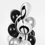 Шар (45''/114 см) Фигура, Скрипичный ключ, 1 шт. в уп., 26075P