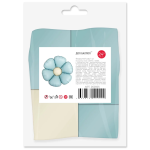 Шар (24''/61 см) Цветок, Ромашка (надув воздухом), Голубой, Сатин, 1 шт. в уп. (цв.этик.), 26282S