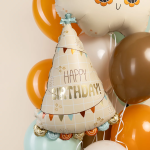 Шар (26''/66 см) Фигура, Праздничный колпачок, 1 шт., 27197