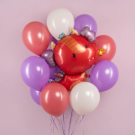 Шар (29''/74 см) Фигура, Счастливый дракон, Красный, 1 шт., G72194