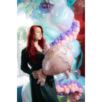 Шар (30''/76 см) Фигура, Тропическая рыбка, Розовый, 1 шт. в уп., 23310P