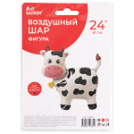 Шар (24''/61 см) Фигура 3D, Милая корова, 1 шт. в уп., 27307