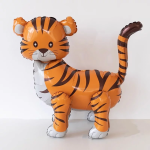 Шар (23''/58 см) Фигура 3D, Тигр, 1 шт. в уп., 23436