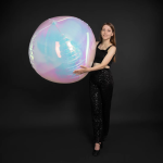 Шар 3D (60''/152 см) Сфера, Жемчужный, Хамелеон, 1 шт. в уп., 24953