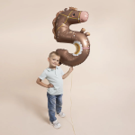 Шар (35''/89 см) Цифра, 5 Лошадка, 1 шт. в уп., 855-P