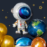 Шар 3D (22''/56 см) Сфера, Планета Земля, 1 шт. в уп., 190053P