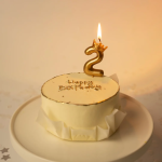 Свеча Цифра, 2 Корона, на шпажке, Золото, Металлик, 3,5*5,5 + 6,5 см, 1 шт. с держат., 803072