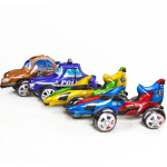 Шар (24''/61 см) Фигура 3D, Гоночная машина, Синий, 1 шт. в уп., 19614