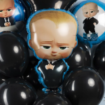 Шар (30''/76 см) Фигура, Малыш Босс, 1 шт. в уп., 24443