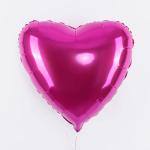 Шар (18''/46 см) Сердце, Фуше, 1 шт., 201500F