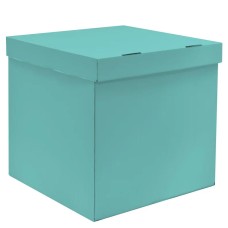 Коробка для воздушных шаров Тиффани, 60*60*60 см, 1 шт. , КВШ10