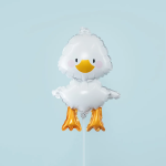 Шар с клапаном (16''/41 см) Мини-фигура, Гусь Обнимусь, 5 шт. в уп., 26651