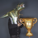 Шар (37''/94 см) Фигура, Динозавр Тираннозавр, 1 шт. в уп., G72130-P