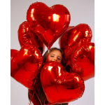 Шар (18''/46 см) Сердце, Люкс, Красный, 1 шт., 18308R Шар (18''/46 см) Сердце, Люкс, Красный, 1 шт., 18308R