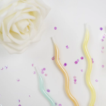 Свечи Нежные спирали, Ассорти, Макарунс, 0,55*12 + 3 см, 6 шт. с держат., 802958