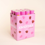 Пневмохлопушка (12/30 см), Лепестки роз, Розовый, 1 шт., 823194