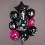 Шар (33''/84 см) Фигура, Мрачная стори, Уэнсдей, Академия Невермор, 1 шт., 23531