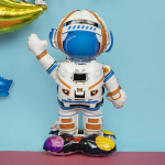 Шар 3D (27''/69 см) Фигура на подставке, Космонавт, 1 шт. в уп., 23843
