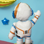 Шар 3D (27''/69 см) Фигура на подставке, Космонавт, 1 шт. в уп., 23843