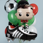 Шар (28''/71 см) Фигура, Спортивные кеды, Черный/Белый, 1 шт. в уп., 27127P