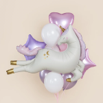 Шар (45''/114 см) Фигура, Нежный единорог, Сатин, 1 шт. в уп., 26684