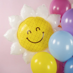 Шар (36''/91 см) Цветок, Ромашка Солнышко, 1 шт., 23377